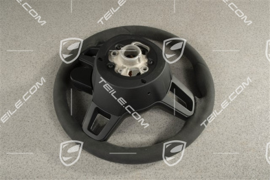 GT steering wheel, Alcantara, Black / Sport Chrono Package Plus