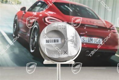 Kolben komplett mit Kolbenringe, Sprengring / Sicherungsring, Kolbenbolzen / Zyl. 5-8 554-559 G, Cayenne S / GTS