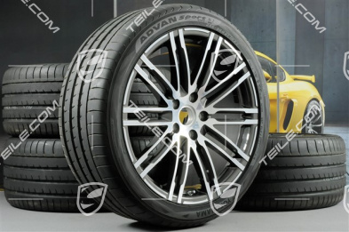 21" Turbo III Sommerräder Satz, Felgen 10J x 21 ET50 + Yokohama Sommerreifen 295/35 R21, ohne RDK