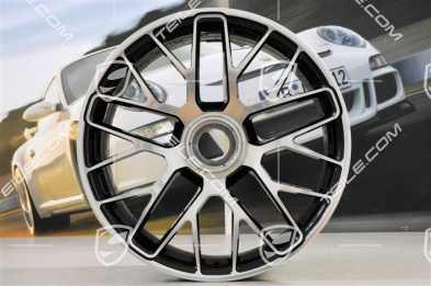 20" Felge Turbo S, Zentralverschluss, 9J x 20 ET51, schwarz