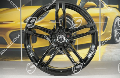 19"-inch alloy wheel Macan Turbo/Sport Design, 8,5J x 19 ET21 + 9J x 19 ET21, black high gloss