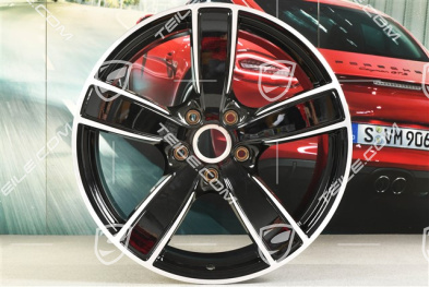 20-inch wheel rim Carrera Sport, 10,5J x 20 ET47, black high gloss