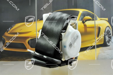 Seat belt, rear, centre, black Seat belt, rear, centre, black