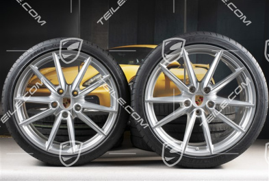 20"+21" koła letnie, komplet Carrera S, felgi 8,5J x 20 ET53 + 11,5J x 21 ET67 + opony letnie 245/35 R20 + 305/30 R21, z czujnikami ciśnienia