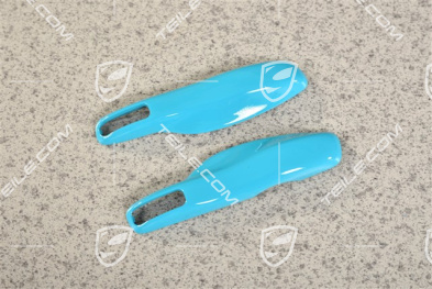 Key cap, lacquered, set Miami Blue