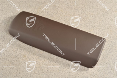 Armrest Lid with Porsche crest, Espresso