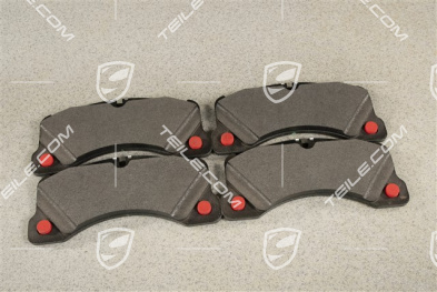 Bremsbelagsatz, 18", Silber Bremssattel, 19" Silber/Rot/Grün/Schwarz Bremssattel, 20" Rot Bremssattel, L+R