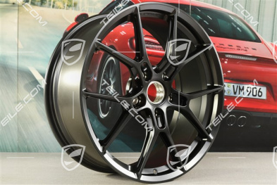 20-inch Carrera lightweight wheel rim, 8,5J x 20 ET50, black satin matt