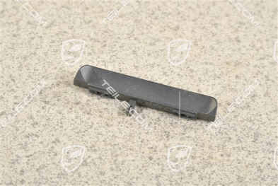 Dashboard trim moulding, LHD, centre, Black, L