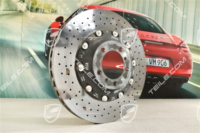 PCCB Keramik-Bremsscheibe, 991.2 C2 / C2S / C4 / C4S / 991.1 Turbo / 991.2 Turbo, beschädigt, L