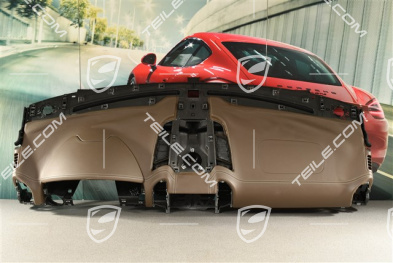 Dashboard trim, leather, Umber/Light Tartufo, (damaged leather)