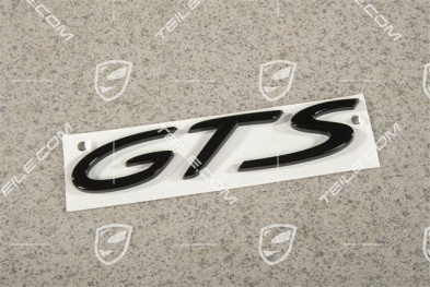 Logo "GTS" glossy black