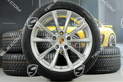 19" Boxster S Winterräder Satz, Felgen 8J x 19 ET57 + 10J x 19 ET45, Continental WinterContact TS 830P Winterreifen 235/40 R19 + 265/40 R19