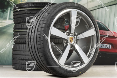 20"+21" Exclusive Design Sommerräder Satz, Felgen 8,5J x 20 ET50 + 11,5J x 21 ET67 + NEUE Goodyear Sommerreifen 245/35 R20 + 305/30 R21, mit RDK-Sensoren