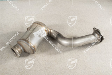 Exhaust pipe with catalytic converter, Cyl. 4-6, Hybrid