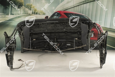 Convertible top, Targa, complete, black