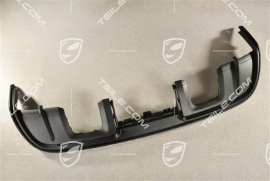 Spyder, Rear bumper lower cover / diffuser, Black matte