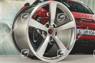 21-inch Carrera Exclusive wheel rim, 11,5J x 21 ET67, Platinum Silver