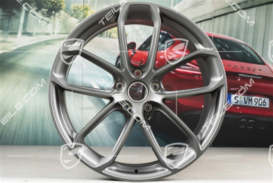 22" GT Design Felge 10J x 22 ET48, Platinum Seidenmatt