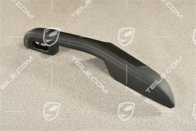 Armlehne, Türverkleidung, Hinten, Leder Schwarz, L