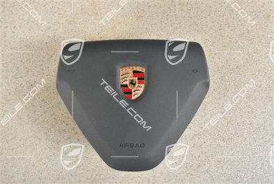Airbag, 3-Speichen, Leder, seeblau