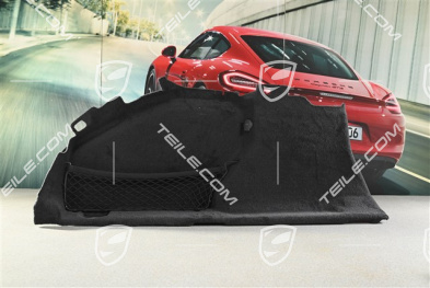Kofferraumabdeckung / Seitenwandverkleidung, Schwarz, Sport Turismo, L