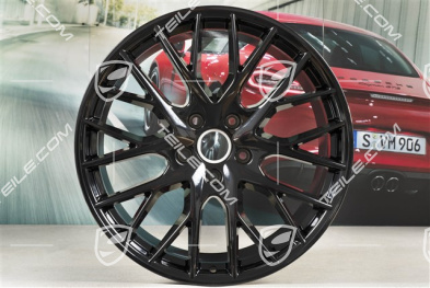 21" Felga Panamera Sport Design, 11,5J x 21 ET69, czarny połysk