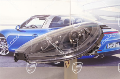 Xenon Scheinwerfer, schwarz, Linksverkehr (UK-Version), L