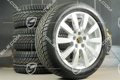 20" Winterräder Satz "Cayenne SportDesign II", Felgen 9J x 20 ET57 + Dunlop Winterreifen 275/45 R20, ohne RDK-Sensoren