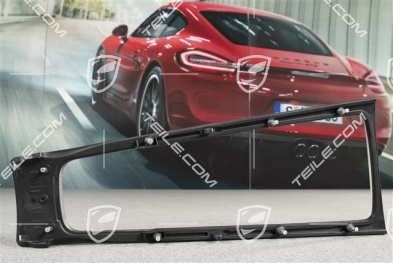 Ramka dekor  tunelu środkowego, szczotkowane aluminium Antracyt 911R / GT3 / GT3RS