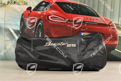 Custom-fit indoor car cover Boxster 25 Years Design