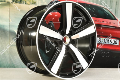 22" Felga Cayenne Exclusive Design Sport, 11,5J x 22 ET61, czarny wysoki połysk