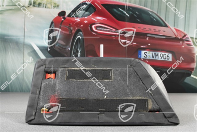 Lordosenstütze / Mittelteil, Leder, Metropolblau, Cabrio, R
