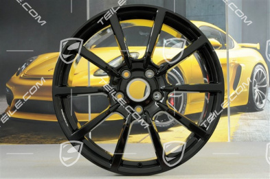 20" Carrera Classic Felgen Satz, 8,5J x 20 ET51 + 11J x 20 ET70, schwarz hochglanz