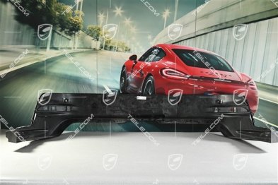 GT3 RS, Untere Abdeckung / Diffusor, Stoßstange hinten, Schwarzmatt