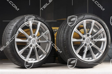 19" Boxster S Sommerräder Satz, Felgen 8J x 19 ET57 + 10J x 19 ET45, Pirelli P Zero Sommerreifen 235/40 R19 + 265/40 R19