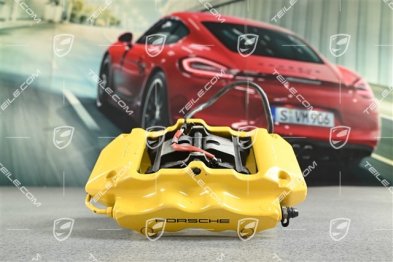 PCCB Zacisk hamulcowy, bez klocków, żółty, GT3 / GT2 / Turbo, L