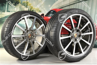20-inch summer wheel set Carrera Classic, rims 8J x 20 ET57 + 9,5J x 20 ET45 + Pirelli PZero summer tyres 235/35 ZR20 + 265/35ZR20, without TPMS