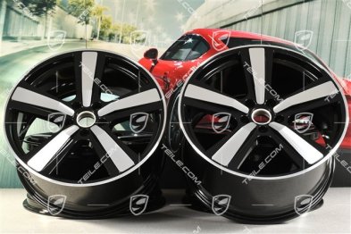 22" Felgensatz Cayenne Coupe Exclusive Design Sport, 10J x 22 ET48 +11,5J x 22 ET52, schwarz hochglanz
