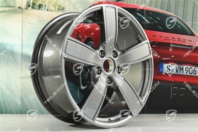 20-inch wheel rim Carrera Sport, 8,5J x 20 ET57, Boxster T / Cayman T, Titanium