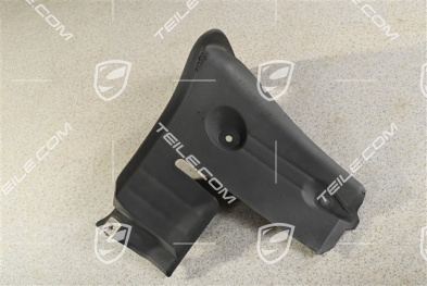 Wheel well housing cover, lower part, rear, black, C2/C2S, R