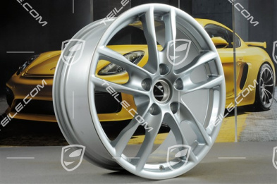 19-inch wheel Boxster S III, 8J x 19 ET57, Rhodium Silver Metallic