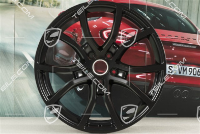 21" Felge Cayenne Exclusive Design, 11J x 21 ET49, Schwarz-Seidenmatt