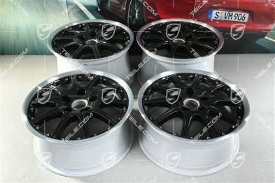 18" Felgensatz GT3 SportDesign, 7,5J x 18 ET50 + 10J x 18 ET65, czarne