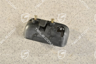 Handschuhkasten Griff mit Unterlage in Schwarz