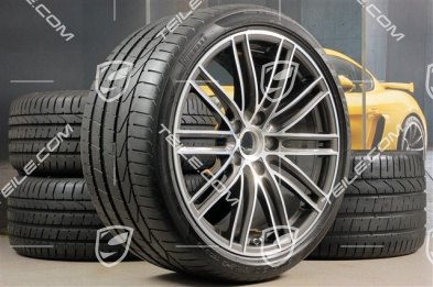 20" koła letnie, komplet 911 Turbo IV, felgi 8,5J x 20 ET49 + 11,5J x 20 ET56 + NOWE opony letnie 245/35 R20 + 305/30 R20