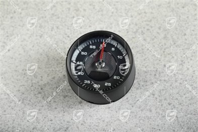 Stoppuhr mit Digitaluhr Schwarz Zifferblatt mit rotem Zeiger, Sport Chrono