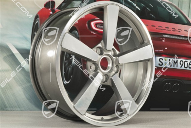 20-inch Carrera Exclusive wheel rim, 8,5J x 20 ET53, Platinum Silver