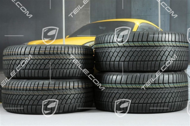 19" Koła zimowe komplet "Cayman S", felgi 8J x 19 ET57 + 9,5J x 19 ET45 + opony zimowe Continental WinterContact TS 830P 235/40 R19 + 265/40 R19, bez czujników RDK