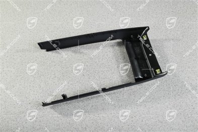 Cover / Console centre, Shifter Trim / panel, manual, Sea blue